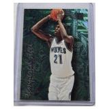 Kevin Garnett Rookie 1996 Fleer Metal Insert #4 - Minnesota Timberwolves Basketball Card