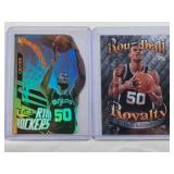 Lot of 2 David Robinson Inserts 1997-98 Fleer Ultra Rim Rockers and Topps Roundball Royalty.