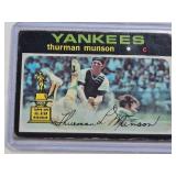 Thurman Munson Rookie Cup 1971 Topps All-Star Rookie #189 - New York Yankees Vintage Baseball Card