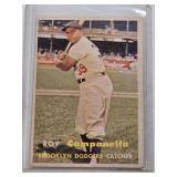 Roy Campanella 1957 Topps #210 - Brooklyn Dodgers Vintage Baseball Card