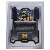 J.J. McCarthy Rookie 2024 Panini Prizm Red Cracked Ice #132 - Michigan Wolverines Football Card