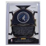 Anthony Edwards 2022-23 Panini Select Prizm Red Cracked Ice #46 - Minnesota Timberwolves Basketball Card