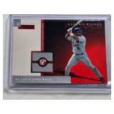 Albert Pujols Relic 2005 Topps Pristine Uncommon Personal Pieces Game-Worn Jersey #PPU-AP Numbered 078/200 - St. Louis Cardinals Baseball Card