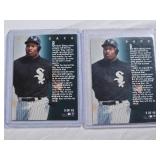 Lot of 2 Bo Jackson Baseball Inserts 1993 Fleer Golden Moment Triumphant Return #5 - Chicago White Sox Baseball Cards
