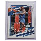 Shai Gilgeous-Alexander 2021-22 Donruss Press Proof #23 and Numbered 21/199 - Oklahoma City Thunder Basketball Card