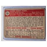 Al Evans 1952 Topps #152 - Boston Red Sox Vintage Baseball Card