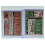 Lot of 2 Reggie Jackson Cards 1974 #130 & 1972 #435 - Oakland A