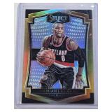 Damian Lillard 2015-16 Panini Select Prizm Gold #152 - Portland Trail Blazers Basketball Card