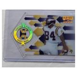Randy Moss Rookie 1998 Playoff Momentum Endzone X-Press Die Cut #15 - Minnesota Vikings Football Card