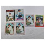 Lot of 6 Steve Garvey Vintage Baseball Cards