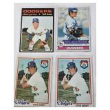 Lot of 6 Steve Garvey Vintage Baseball Cards