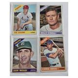 Lot of 9 Vintage Topps Baseball Cards from 1966  Bill Rigney, Billy O
