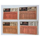 Lot of 9 Vintage Topps Baseball Cards from 1966  Bill Rigney, Billy O