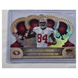 Randy Moss 2012 Panini Crown Royale Gold Die Cut #123 and Numbered 88/99 - San Francisco 49ers Football Card