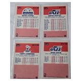 12 Vintage Basketball Cards - Joe DePre, Mike Riordan, Luther Rackley, Clem Haskins, Bill Paultz, Hakeem Olajuwon, Adrian Dantley, Mark Eaton, Wayne Cooper, Terry Cummings, Earl Monroe, and Bernard Ki