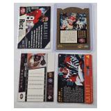 Lot of 4 Jerry Rice Cards Including Upper Deck All-NFL Team, Encore, Action Packed