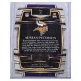 Adrian Peterson 2021 Panini Select Prizm Die Cut #37 - Minnesota Vikings Football Card