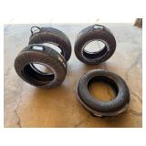 Set of 4 Bridgestone Blizzak DM-V2 Studless Winter Tires 225/65R17