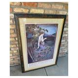 Framed Luna Vineyards Napa Valley Sangiovese 2000 Poster