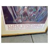 Framed Luna Vineyards Napa Valley Sangiovese 2000 Poster