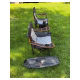 Pair of Fair Wind Folding Camping Chairs with Carry Bags