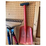 Set of Garage Tools Including Rake, Lopper, Shovel & More