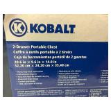 Kobalt 2-Drawer Portable Tool Chest with Assorted Tools