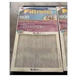 Set of Filtrete 1500 Air Filters 16x25x1