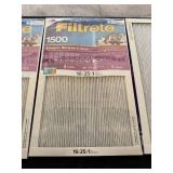 Set of Filtrete 1500 Air Filters 16x25x1