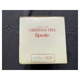 Spode Christmas Tree Pedestal Goblets Set of 4 - 16 oz