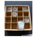 Lot of Unscented Dinner Lights and Votive Candles