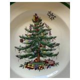 Spode Christmas Tree Dinner Plate with Original Box