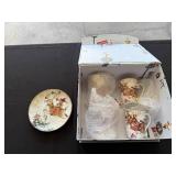 Williams Sonoma Holiday Mug and Plate Set with Reindeer Design