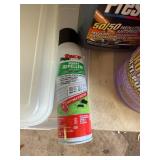 Garage Tool and Fluid Assortment with Wicker Basket - content quantities unverified