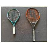 Set of 2 Tennis Rackets - Thunder 110 & Attack Models