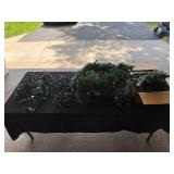 Christmas Decor Set: Artificial Garland and String Lights