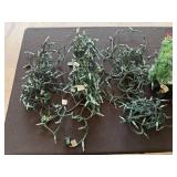 Christmas Decor Set: Artificial Garland and String Lights