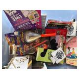 Assorted Craft Tools, Books, and Accessories for Crafts and Education