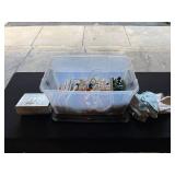 Assorted Wii Games, Woodland Animals Craft Kit, and Household Items