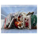 Assorted Wii Games, Woodland Animals Craft Kit, and Household Items