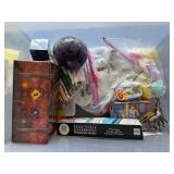 Box with Stationery, Toys, and Accessories