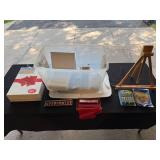 Assorted Painting Set with Easel, Canvases, Embossing Powders, and Kate Spade Wallet