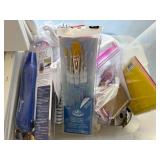 Assorted Painting Set with Easel, Canvases, Embossing Powders, and Kate Spade Wallet