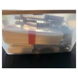 Assorted Painting Set with Easel, Canvases, Embossing Powders, and Kate Spade Wallet