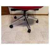 Red and Black Mesh Ergonomic Office Chair by Buzz Seating