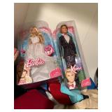Barbie & Ken Dolls in Orig Pkg with Assorted Books and Accessories Lot