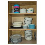 Assorted Crate & Barrel Dinnerware and Bowls Collection