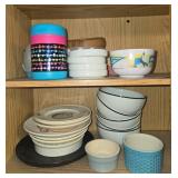 Assorted Crate & Barrel Dinnerware and Bowls Collection