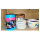 Assorted Crate & Barrel Dinnerware and Bowls Collection