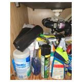 Assortment of Household Cleaning and Maintenance Supplies - content quantities unknown